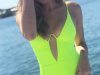 WWE-NXT-Cathy-Kelley-beautiful-brunette-blonde-green-yellow-swimsuit-bikini