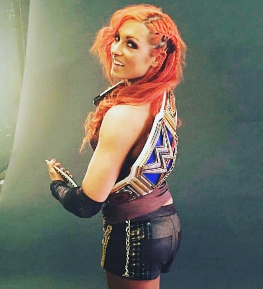 Becky-Lynch-WWE-hot-redhead-boobs-Hall-of-Fame-Smackdown-RAW
