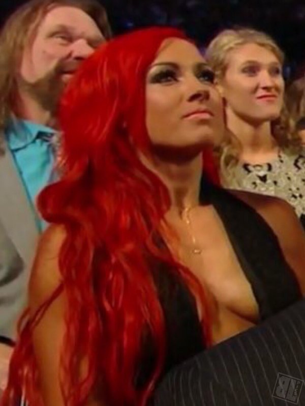 Becky-Lynch-WWE-hot-redhead-boobs-Hall-of-Fame-Smackdown-RAW-NXT-plaid