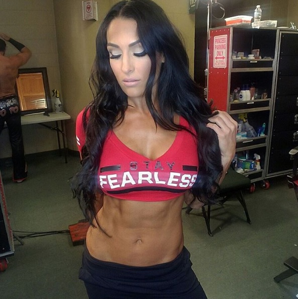 Nikki-Bella-wwe-abs-boobs-stomach-hot-Fearless-WWE-Total-Divas-Bellas-Bella-T...