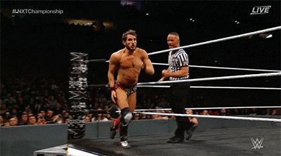 Johnny Gargano Andrade Cien Almas NXT Takeover Philadelphia splat ...