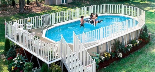 rectangle above ground pools